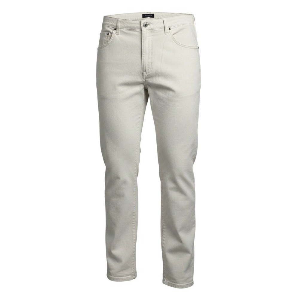 UNTUCKit Don Santiago Pants 34x32 Light Grey Relaxed Fit Cotton Stretch Chinos